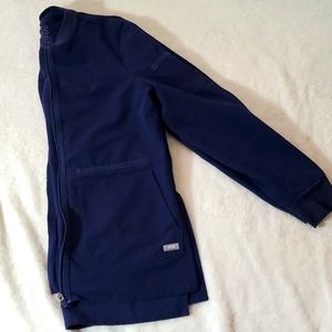 Navy Figs scrub jacket